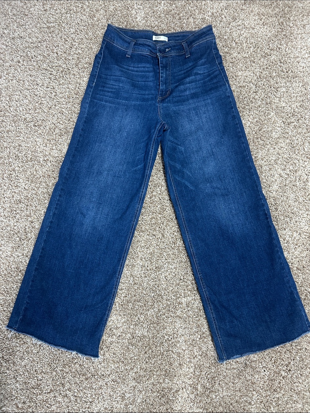 Oat New York Wide-Leg Jeans - Deep Blue Wash